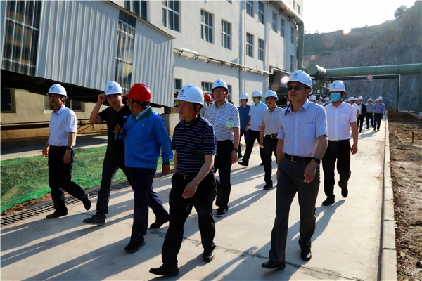 uwin电竞集团复工复产促增添项目观摩聚会与会职员走进环保保隆生态三秦在延在铜项目