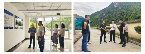 水情形公司主要认真人赴陕南片区项目一线调研 水情形公司主要认真人赴陕南片区项目一线调研